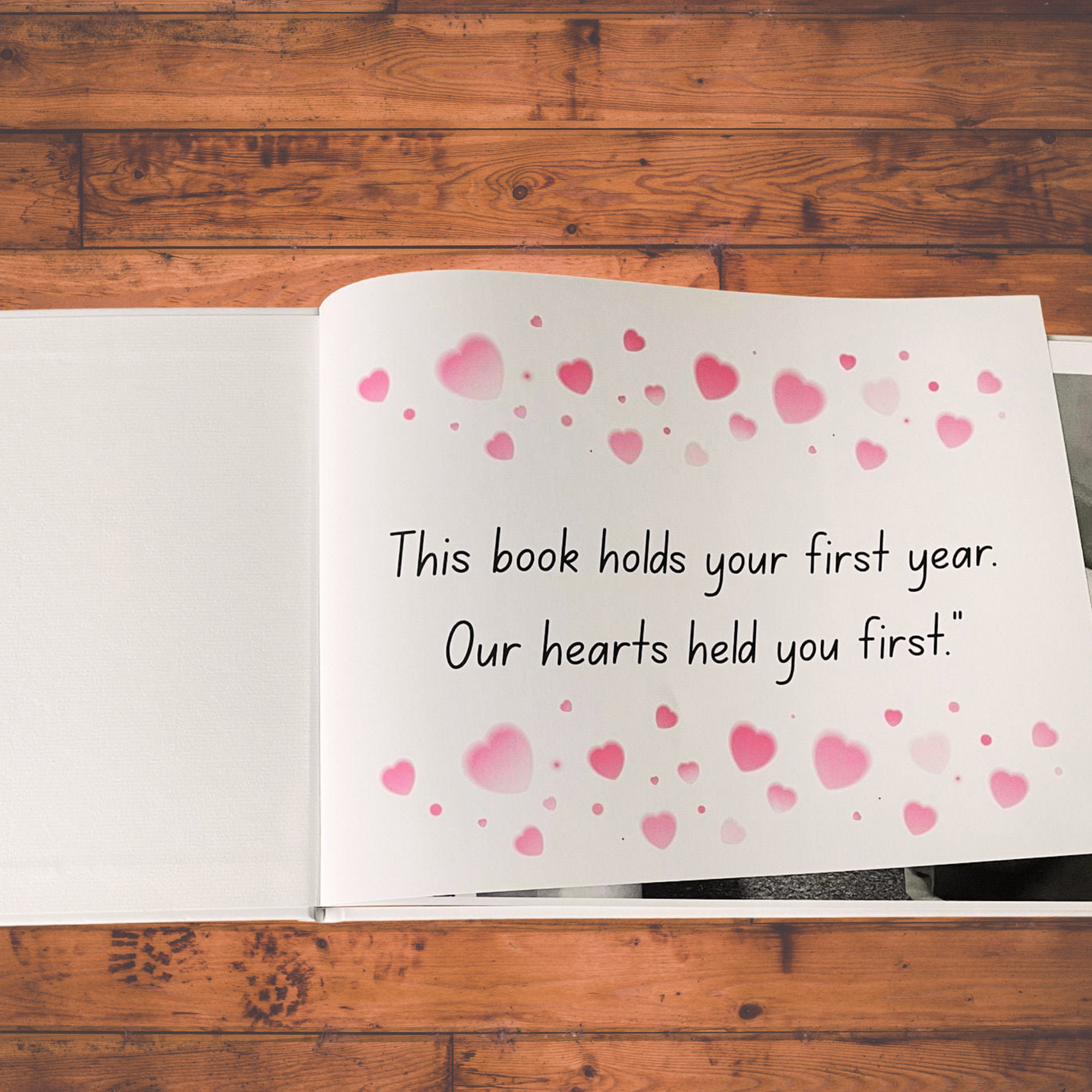 Baby’s First Year Keepsake Book